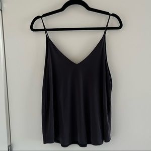 Aritzia Dark Grey/Blue Tank Top Size Medium